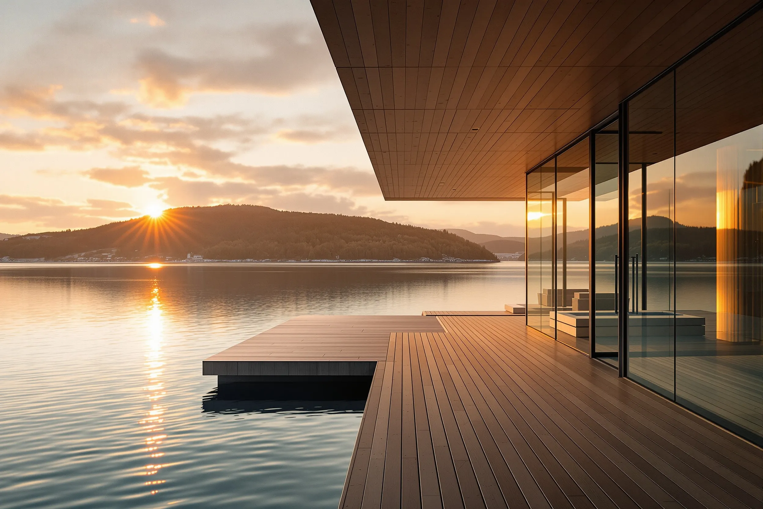 Oslo — first light on the fjord